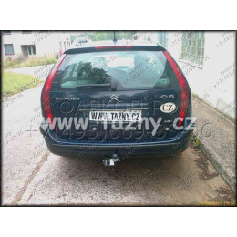 C-027 STEINHOF Фаркоп на Citroen C5 универсал 2001-2004, 2004-2008 без снятия и подрезки бампера. Тип шара: A. Нагрузки: 2000/85 кг, масса фаркопа 20,7 кг (без электрики 
